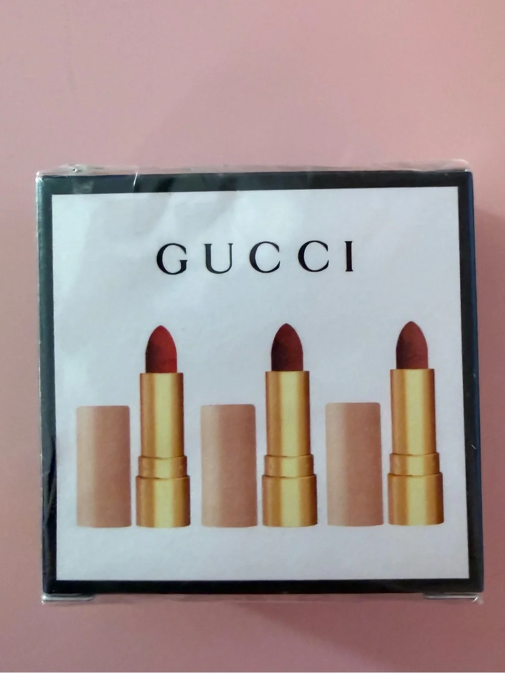 Gucci Mini Lipstick Trio Set NEW Sealed